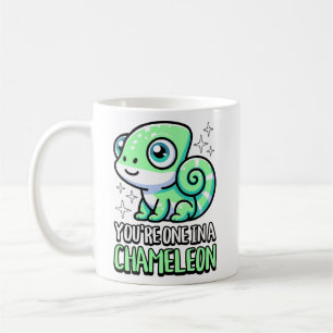 Du bist eins in einem Chamäleon! Niedlich Chameleo Kaffeetasse