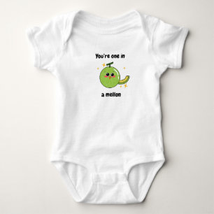 Du bist eins in einem Mellon Funny Fruit Lover T - Baby Strampler