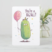 Du bist eins in einem Schlückchen! | Ein großer Ge Einladung (Stehend Vorderseite)