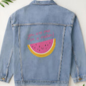 Du bist eins in einer Melon Denim Jacket Jeansjacke