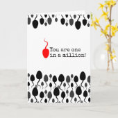 "Du bist eins in einer Million"-Zeichen Karte (Gelbe Blume)