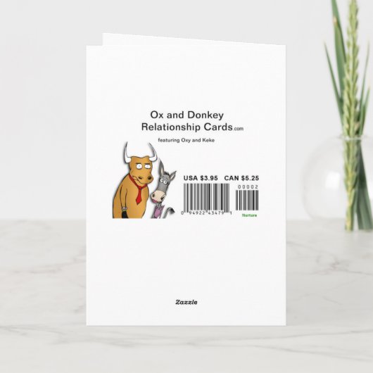 DU bist einzigartig Karte (Rückseite)