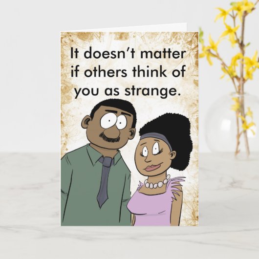 DU bist einzigartig Karte (Gelbe Blume)