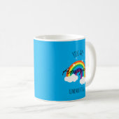 Du bist erstaunlich - Babyblauer Becher Kaffeetasse (VorderseiteRechts)