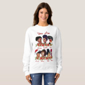 Du bist es.Basic Sweatshirt (Vorne ganz)