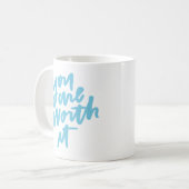 Du bist es wert kaffeetasse (Vorderseite Links)