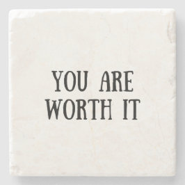 Du bist es wert steinuntersetzer