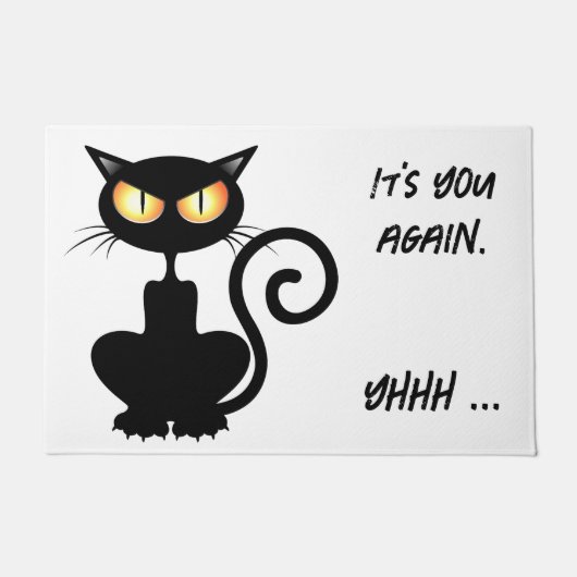 Du bist es wieder. Yhhh ... Fußmatte (Vorderseite)