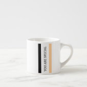 Du bist etwas Besonderes Minimal Quote Tasse (Rechts)