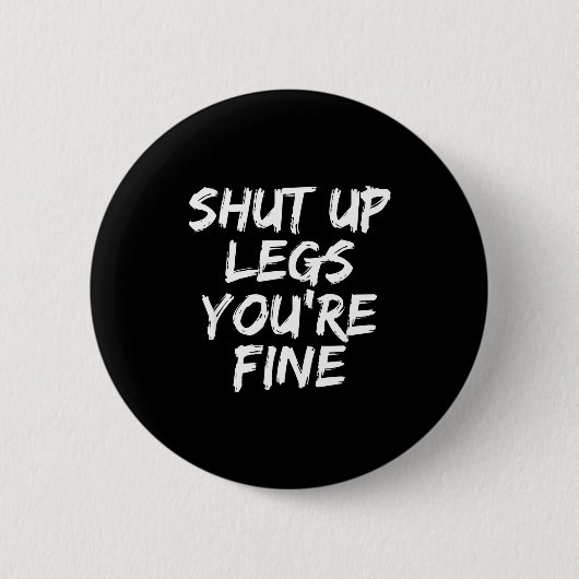 Du bist fein lustig Laufend Button (Vorderseite)