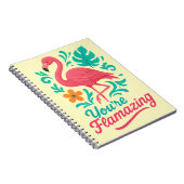 Du bist Flamingo Notizblock (Rechte Seite)