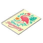 Du bist Flamingo Notizblock (Linke Seite)