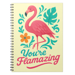 Du bist Flamingo Notizblock