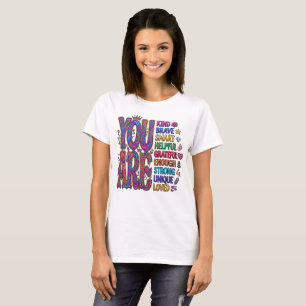 Du bist freundlich tapfer klug geliebt T-Shirt