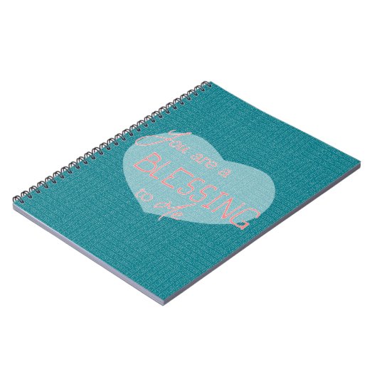 Du bist für mich ein Segen Notizblock (Linke Seite)