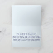 Du bist für mich kaltblütig feiertagskarte (Innenseite)