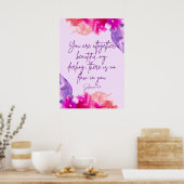 "Du bist ganz schön" Bibelverse Poster (Küche)