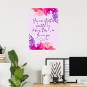 "Du bist ganz schön" Bibelverse Poster (Heimbüro)