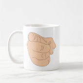 Du bist gefroren Finger Kaffeetasse (Links)