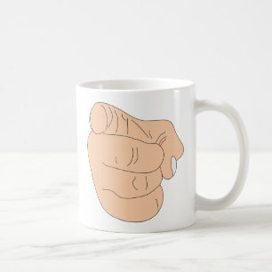 Du bist gefroren Finger Kaffeetasse