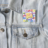 Du bist geliebt! Button (Beispiel)