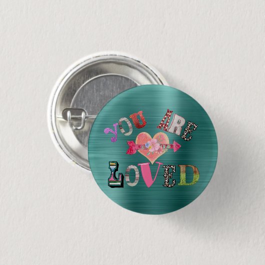 Du bist geliebt button (Vorne & Hinten)