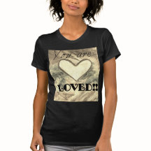 Du bist geliebt! In Sepia Shirt