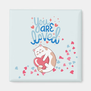 Du bist geliebte Katzen Magnet
