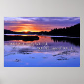 Du bist genau dort, wo du Poster sein solltest (Vorne)