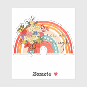 Du bist genug aufkleber