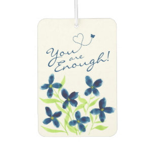 Du bist genug! Blume für Wasserfarben Autolufterfrischer