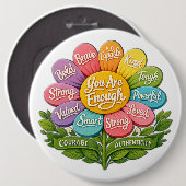 Du bist genug button (Vorne & Hinten)