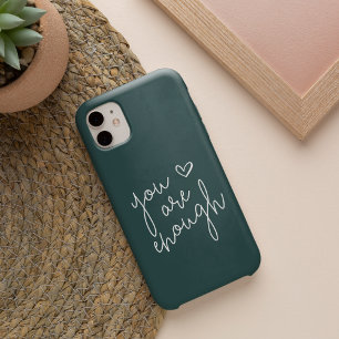 Du bist genug Handgeschriebenes inspirierendes Z iPhone 16 Hülle