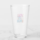 „Du bist genug“ Inspirations-Trinkglas Glas (Rückseite)