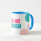 Du bist genug Inspirierend Tasse (VorderseiteRechts)