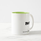 Du bist genug Kaffee-Tasse Zweifarbige Tasse (VorderseiteRechts)