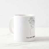 Du bist genug kaffeetasse (Vorderseite Links)