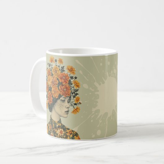 "Du bist genug" Kaffeetasse (Vorderseite Links)