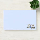 Du bist genug post-it klebezettel (Büro)