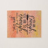 Du bist genug puzzle (Horizontal)