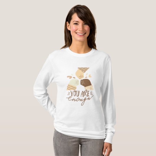 Du bist genug! Spezielles T-Shirt (Vorne ganz)