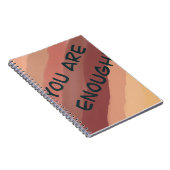 Du bist genug strahlend notizblock (Rechte Seite)