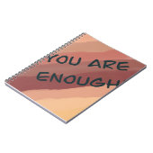 Du bist genug strahlend notizblock (Linke Seite)