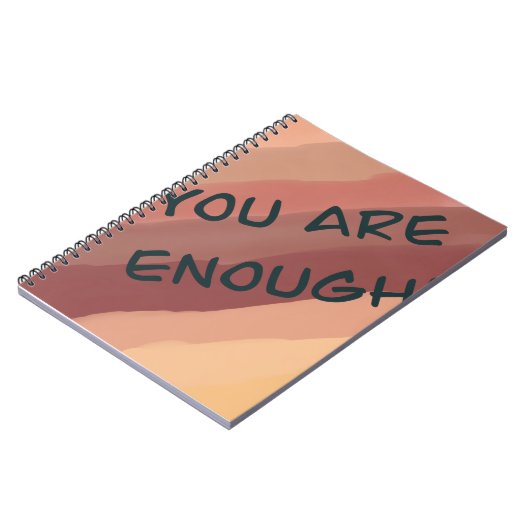 Du bist genug strahlend notizblock (Linke Seite)