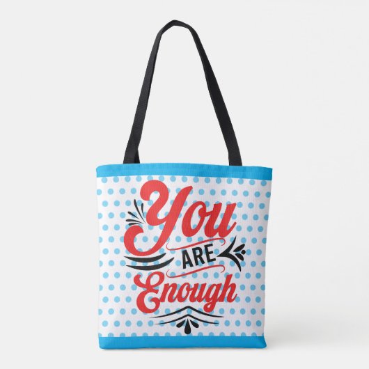 Du bist genug tasche (Rückseite)