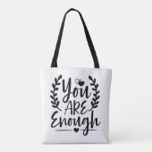 Du bist genug Tasche (Rückseite)