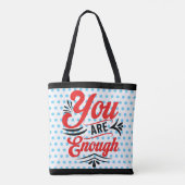 Du bist genug tasche (Rückseite)