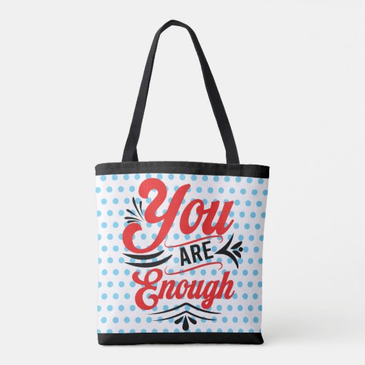 Du bist genug tasche (Rückseite)