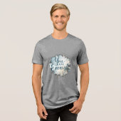 Du bist genug" Tri-Blend shirt (Vorderseite voll)