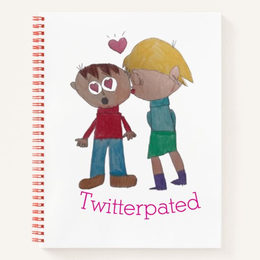 Du bist getwittert worden notizblock (Vorderseite)